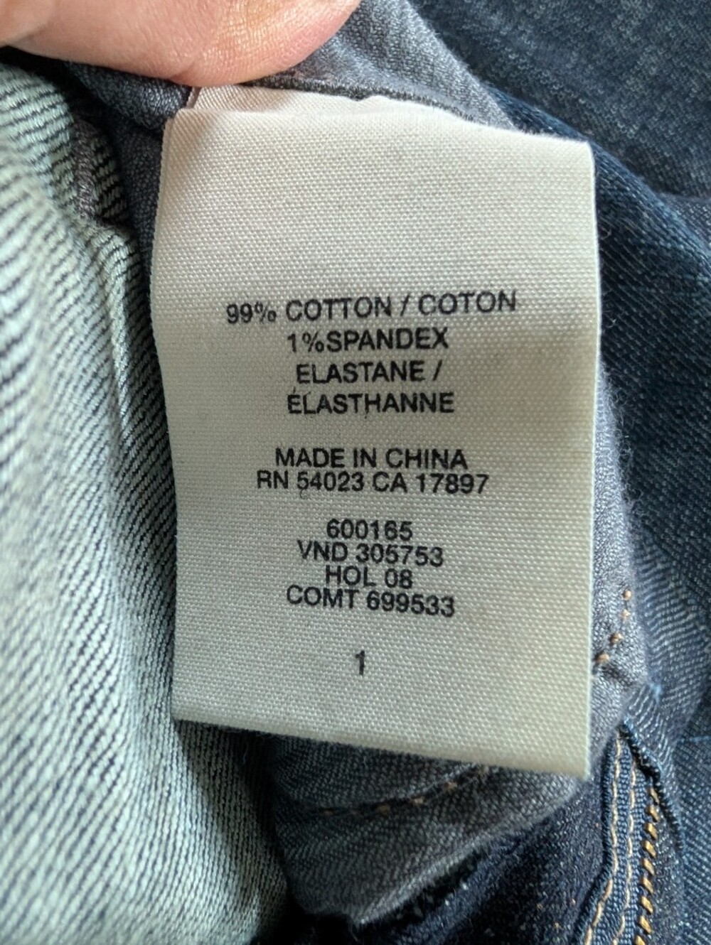 Gap Limited Edition HOL 08 Jeans Size 1 - Picture 4 of 4